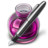 Pink Fire w silver pen 128 Icon